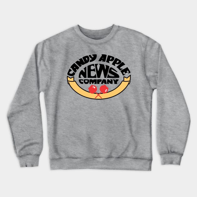 Candy Apple News Full Color Crewneck Sweatshirt by montygog